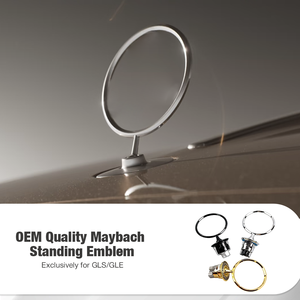 Emblème de <span class=keywords><strong>capot</strong></span> <span class=keywords><strong>avant</strong></span> et badge de coffre arrière pour <span class=keywords><strong>Mercedes</strong></span> Maybach Classe GLS X167, autocollant logo lettres chromées de luxe - Product Image 5