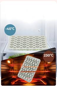 Moldes de Silicona para Pastel con Diseño de Corazón, Reutilizables, de Grado Alimenticio, Lindos Moldes Magnéticos de Silicona para Chocolate, Dulces y Hielo - Product Image 5