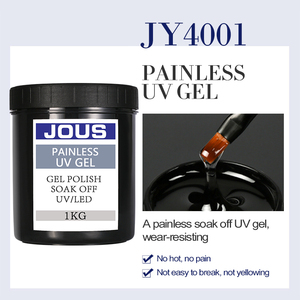 جل بناء الأظافر بالأشعة فوق البنفسجية من جوس، بدون ألم، شفافية عالية، تدفق بطيء، بدون حرارة، قابل للإزالة بالنقع، مقاوم للتآكل، جل صلب - Product Image 2