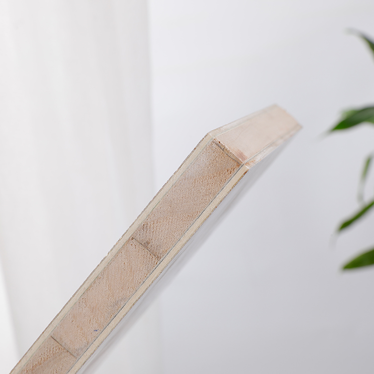 Двухсторонний шкаф для мебели E0 из меламина и массива дерева, 8-25 мм, прямая фиксация с декоративными панелями без краски