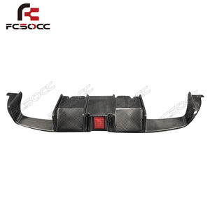 Difusor de parachoques trasero de fibra de carbono de alta calidad, alerón de labios, luz LED, delantero trasero moderno para <span class=keywords><strong>BMW</strong></span> <span class=keywords><strong>M2</strong></span> M2C F87 <span class=keywords><strong>2015</strong></span> - Product Image 3