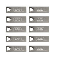 Clé USB en gros Offre Spéciale Logo personnalisé OEM 4 Go 8 Go 16 Go 32 Go 64 Go Clé Pan Drive en métal mini clé USB mignonne