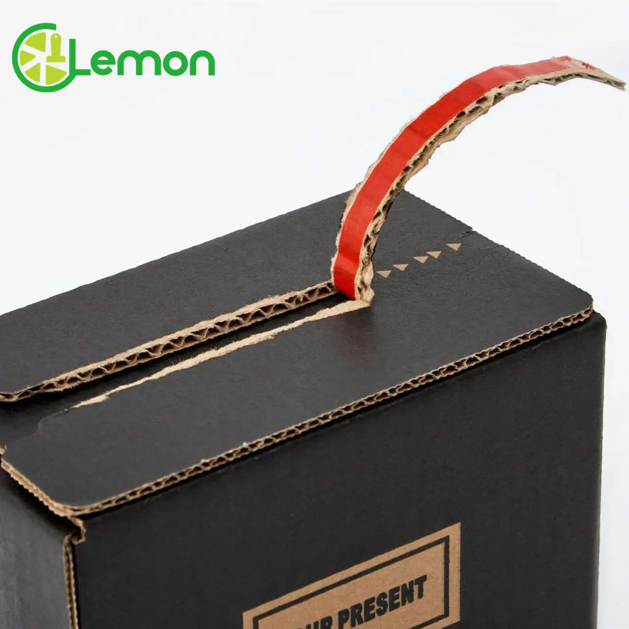 דבק עצמי מותאם אישית רוכסן מדמיע גלי נייר Ecommerse חינם תיבת עם רצועה מדמיע Custom מעובה מיילר box