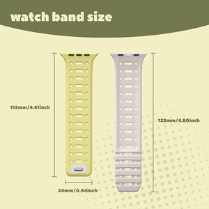 สายนาฬิกาแม่เหล็กนุ่มระบายอากาศได้ดี RYB สำหรับ <span class=keywords><strong>Apple</strong></span> <span class=keywords><strong>Watch</strong></span> ultra <span class=keywords><strong>SE</strong></span> 7 8 9 49 มม. 45 มม. 44 มม. 42 มม. 46 มม. สายซิลิโคนยืดหยุ่น - Product Image 5