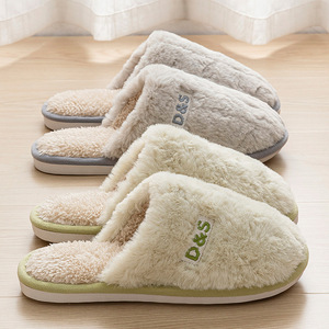 Nuovi Arrivi: Pantofole in Cotone <span class=keywords><strong>per</strong></span> <span class=keywords><strong>Uomo</strong></span> e Donna, Calde con Fodera in Pile, Scarpe <span class=keywords><strong>da</strong></span> <span class=keywords><strong>Casa</strong></span> Antiscivolo con Tacco Basso, Pantofole Premaman - Product Image 3