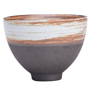 Tasse à thé Kung Fu en céramique grès rétro, style poterie artisanale cuite au bois, ensemble tasse à café et soucoupe en porcelaine faite à la main, tasse à eau - Product Image 6