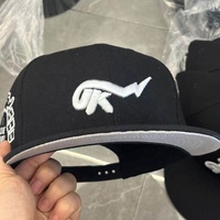 Casquette Snapback Ajustée de Haute Qualité, Logo Personnalisé, 6 Panneaux Structurés, Bicolore, Casquettes de Baseball Vides pour Hommes, Broderie, Vente en Gros