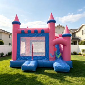 <span class=keywords><strong>Castillo</strong></span> Inflable Personalizable con Tobogán para Jardín, Casa de Brinco Inflable de PVC para Niños - Product Image 3