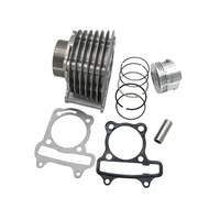 Vente en gros Approvisionnement en vrac personnalisé Guangyang OEM 152QMI 157QMJ GY6 125cc 150cc Scooter Quads Moteur 57.4MM Kits de piston de cylindre d'alésage