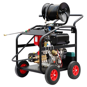 Máquina de Limpeza de Drenos a Gasolina 300bar 4351psi Jetter Máquinas de Limpeza de Esgoto - Product Image 1
