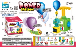 Children's Toy Car Educational Experiment Science Balloon Launcher Racer Kids Balloon Toy Car - Product Image 5