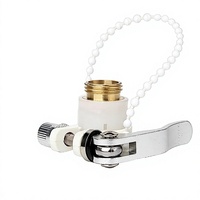 Adaptateur de raccord de tuyau d'arrosage en cuivre pour robinet, connecteurs en Y, anti-goutte, verrouillage à une touche, raccord d'irrigation