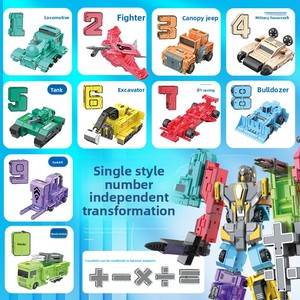 Juguete Robótico Digital Original Kaisijia, Juguete de Plástico para Niños, Combinación de Kung Fu Mecha, Juguete de Transformación de Auto para Niños - Product Image 2