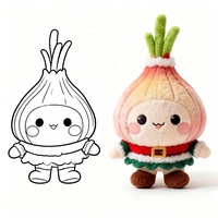 Poupée en peluche anime personnalisée avec doublure en maille brodée, peluche super douce, tailles personnalisées (11-30 cm)