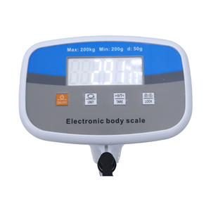 เครื่องชั่งน้ำหนักดิจิตอลทางการแพทย์ 200 กก. วัดส่วนสูง 190 ซม. พร้อมจอ LCD วัสดุ ABS รับผลิตแบบ OEM/ODM ชาร์จไฟได้ รุ่น 815B วัดส่วนสูงและน้ำหนัก - Product Image 5