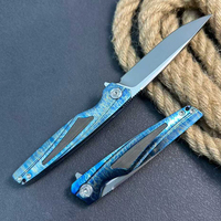 Nouveau couteau de poche tactique pliant multi-outils 2026, manche en titane, pour camping, survie et chasse, vente chaude