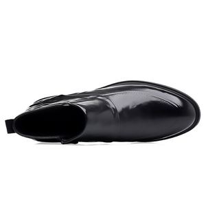 รองเท้าหนังทรงเหลี่ยมแบบผูกเชือก สไตล์อ็อกซ์ฟอร์ด สำหรับชุดสูทธุรกิจ เพิ่มความสูง หนังนุ่ม ใส่ได้ในฤดูร้อน ฤดูใบไม้ผลิ งานแต่งงาน กันลื่น - Product Image 3