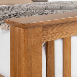 Modernes Klassisches Massivholz-Bettgestell BestBuy LI010 - Robuste Konstruktion Vollständig Gefederte Lattenrost-Basis Platzsparend Komfortabel - Product Image 4