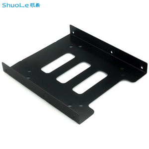 ขายึดฮาร์ดไดรฟ์ ShuoLe ขนาด 2.5 ถึง 3.5 นิ้ว ทำจากโลหะเหล็ก แบบด้านเดียว สำหรับติดตั้ง SSD/HDD พร้อมสกรู - Product Image 1