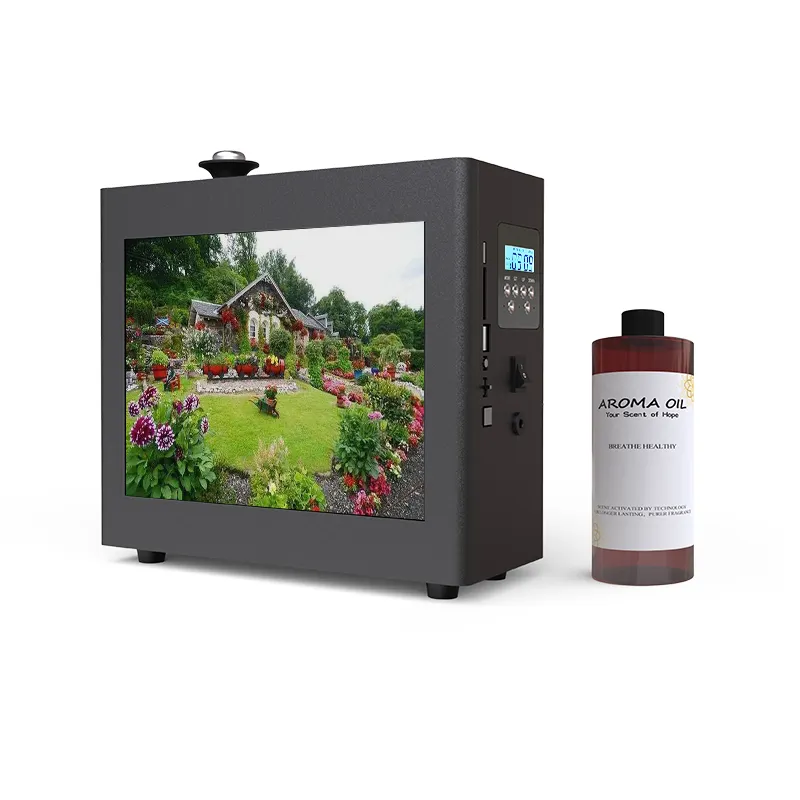 CNUS-ambientador automático de aceite esencial GX2000, difusor eléctrico de aroma para Hotel con pantalla LCD, 12 pulgadas