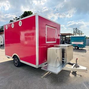 Personnalisable en usine 3m Petite remorque alimentaire USA Snacks Camion de nourriture de rue mobile Équipement de cuisine complet Concession Remorque alimentaire - Product Image 3