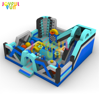 JOYFUL FUN Aire de jeux gonflable d'intérieur, parc d'obstacles gonflable, parc d'attractions gonflable