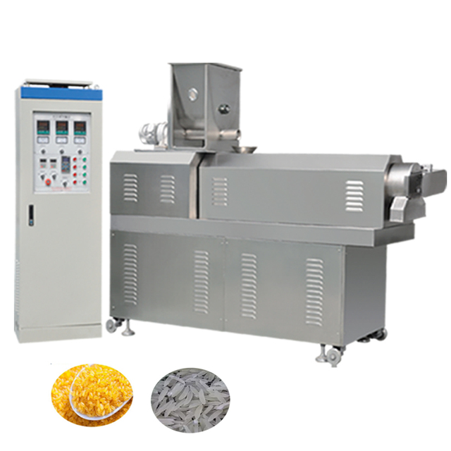 India Fortified Thin and Long Automatic Artificial Rice Machine Soya Dal Lentils Making Machinery