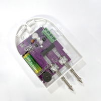 Détecteurs d'eau filaires 12V DC Module d'alarme de fuite d'eau Capteur d'inondation de fuite avec contrôle de sortie de relais 10A NC NO
