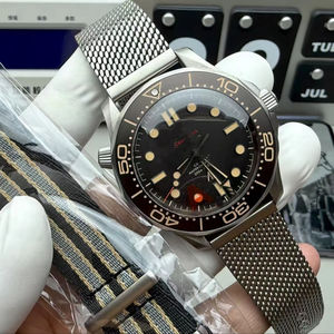 VSF 럭셔리 다이버 워치 8806 20mm 스테인리스 스틸 밴드 기계식 무브먼트 티타늄 제임스 본드 버전 아날로그 히든 손목 남성용 - Product Image 1