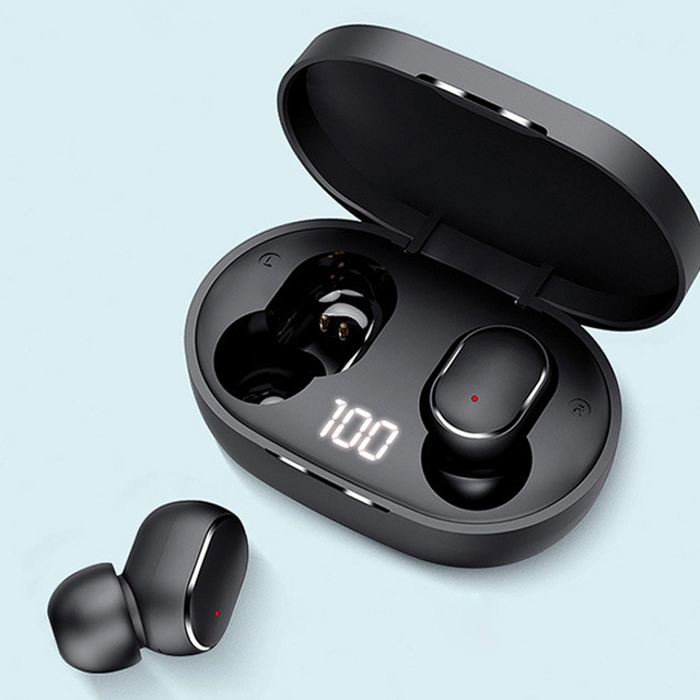 Popular A6S  Ear Buds Earphone Headphone Wireless Headset With Led Display Charger Box