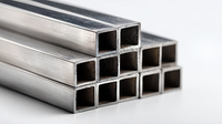Tube carré en acier au carbone prégalvanisé coupé sur mesure, soudé par électrofusion (ERW), faible entretien, pour charpentes de maisons de ferme rurales et applications industrielles