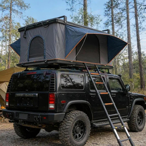 Carpa de techo rígida de aluminio para camping, con capacidad para 3-4 personas, ligera, para camionetas 4x4, de montaje rápido e impermeable. - Product Image 2