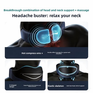 Masajeador de Cuello, Masajeador Cervical, Almohada de Masaje, Compresa Caliente con Pulsaciones EMS - Product Image 4