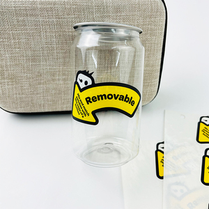 <span class=keywords><strong>Impression</strong></span> d'autocollants bon marché avec des étiquettes d'avertissement transparentes, des étiquettes alimentaires - Product Image 3