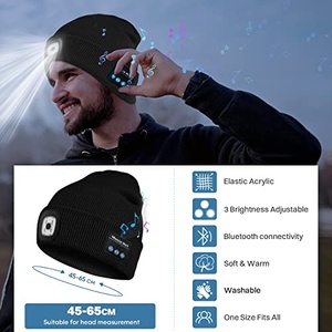 Bonnet LED Sportif Hiver avec Lumières Nocturnes Intégrées – Casquette Personnalisable avec Lampe de Sécurité Nocturne pour la Course à Pied - Product Image 5