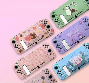NEW Nintendoswitch Cute Case For Nitendo Nintend Switch Accessories Soft TPU Shell Cover for Nintendos Switch Skin Colorful