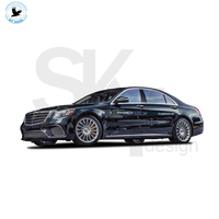 Kit de carrosserie AMG Style S65 pour classe S W222 nouvelles jupes latérales de pare-chocs avant diffuseur arrière avec découpes d'échappement comprenant des clips