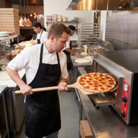 Four à pizza électrique commercial de haute qualité, simple et double étage, machine de boulangerie, four à pâtisserie en acier inoxydable, prix d'usine
