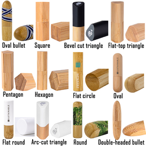 Premium Flat Slant Bullet Angled Hexagon Lipbalm <strong>Lip</strong> Butter Honey <strong>Balm</strong> Lipstick Tubing Packages for Makeup <strong>UK</strong> South Africa - Product Image 3