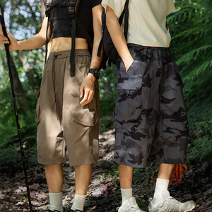 Pantalon <span class=keywords><strong>Capri</strong></span> Cargo Tactique Premium - Short Utilitaire d'Extérieur Rafraîchissant UPF <span class=keywords><strong>40</strong></span>+ avec Solutions OEM et Marque Privée Tout-en-un - Product Image 1