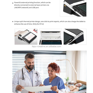 Vente chaude Portable Numérique Écran Tactile Analyse Électrocardiogramme 12 Canaux Holter EKG <span class=keywords><strong>ECG</strong></span> <span class=keywords><strong>Machine</strong></span> - Product Image 4