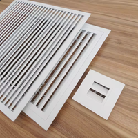 Nouveaux produits : Grille de sortie d'air carrée moderne pour extérieur avec télécommande électrique pour hôtel