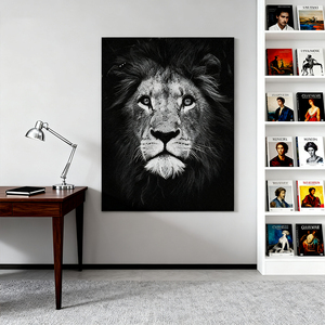 Hiện Đại Sang Trọng Nhà Hàng Đồng Hồ Treo Tường Thời Trang Điện Tử Pha Lê Sứ Sơn Động Vật Chủ Đề Vải Hỗ Trợ Trang Trí Nội Thất Khung Nghệ Thuật - Product Image 3