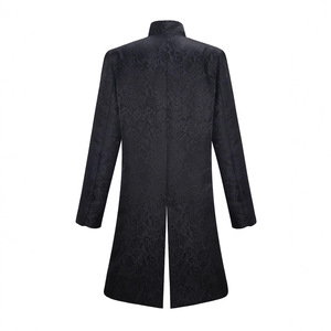 Veste <span class=keywords><strong>Steampunk</strong></span> Médiévale Renaissance pour <span class=keywords><strong>Homme</strong></span>, Costume de Pirate Viking, Smoking Gothique Formel - Product Image 3