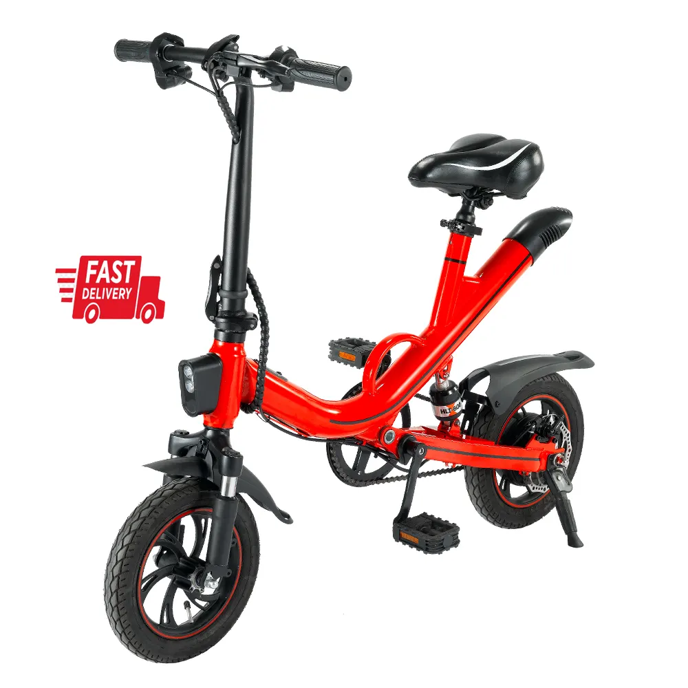 NEU ORIGINAL OUXI elektrische Stadt fahrräder v1 rot 12 Zoll E-Bike-Display 48V versteckte Batterie E Fahrrad Riemen antrieb Kit für Studenten Erwachsene