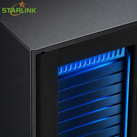 Solution de centre de données modulaire Starlink, centre de données préfabriqué, salle de serveurs avec racks de serveurs et système de refroidissement