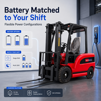 Elektrischer Gabelstapler 1 Tonne Mini AC-Motor Frachttransport Energiesparend Kompaktes Raumdesign