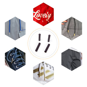 Chất lượng cao tùy chỉnh logo kim loại aglets Hoodies chuỗi aglet khắc ren tip dây giày lời khuyên - Product Image 4