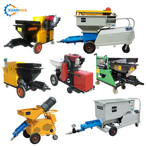 Machine à pulvériser du mastic pour murs en béton de la marque Xuanhua, best-seller, avec moteur de 4 kW pour l'application de mortier de stuc - Product Image 5