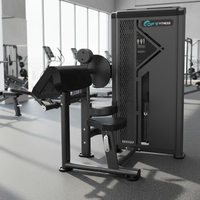 Machine de musculation et d'entraînement professionnelle réglable en acier pour curls et exercices de bras, avec pile de poids de 100 kg, usage universel F1911